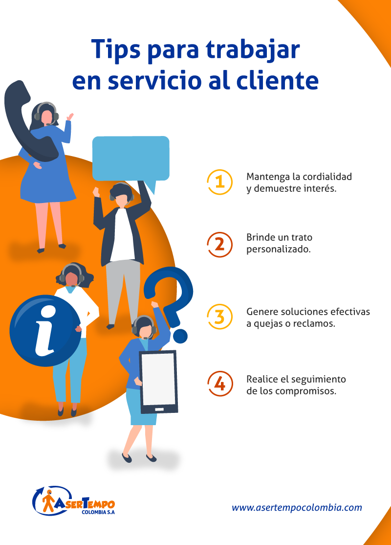 Tips Para Trabajar En Servicio Al Cliente Asertempo Colombia